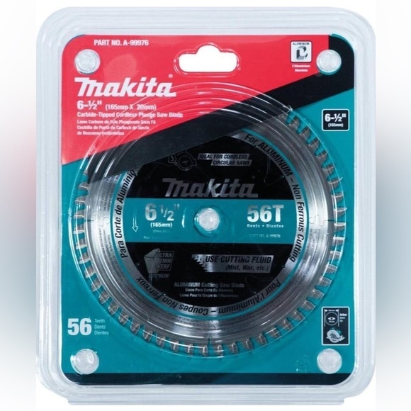 Makita A-99976 6-1/2" 56T Carbide-Tipped Cordless Plunge Saw Blade - Picture 1 of 5